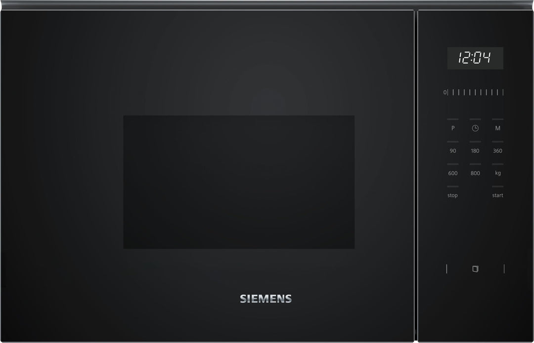 Siemens BF525LMB1 iQ500, Einbau-Mikrowelle, 59 x 38 cm, 800W, 20L Garraum Edelstahl, 25,5 cm Drehtel