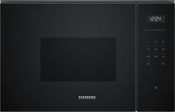 Siemens BF525LMB1 iQ500, Einbau-Mikrowelle, 59 x 38 cm, 800W, 20L Garraum Edelstahl, 25,5 cm Drehtel