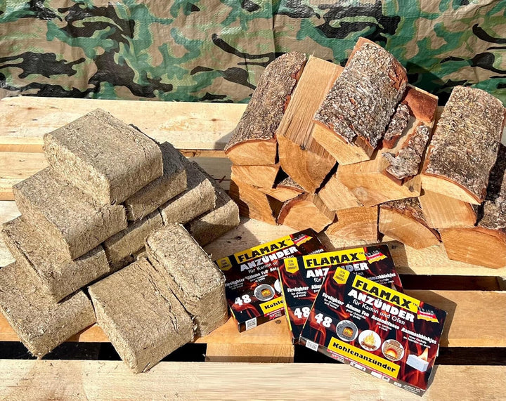 4032x Kohleanzünder Kaminzünder Anzündwürfel Grillanzünder Kaminanzünder 84x 48er Ofenanzünder Feuer