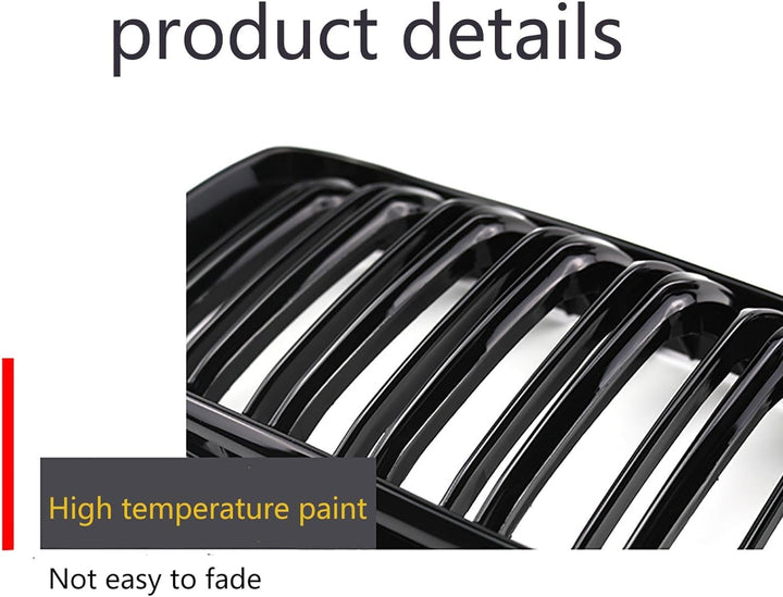 YIUBCZOQI F20 F21 Kühlergrill Passend für BMW 1er F20 F21 120i 118i 125i Nieren Schwarz 1er Kühlergr