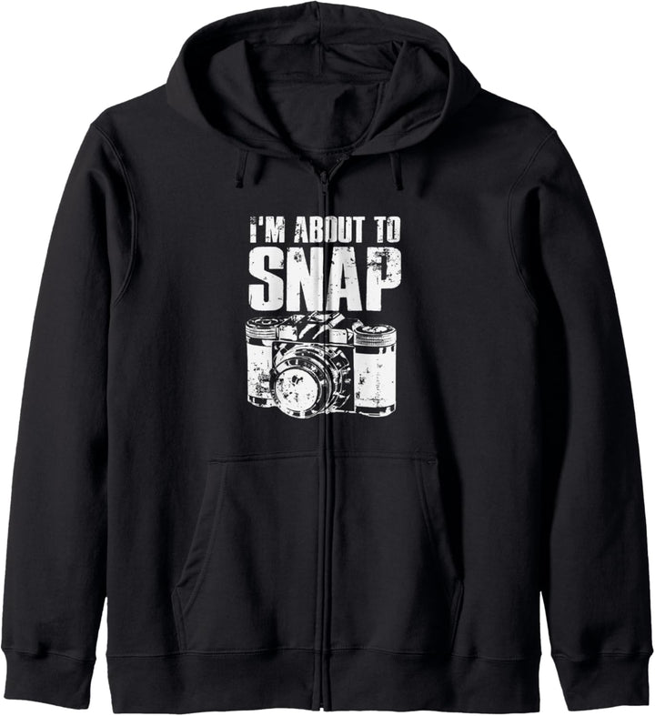 Funny I'm About To Snap Photography Camera Kapuzenjacke