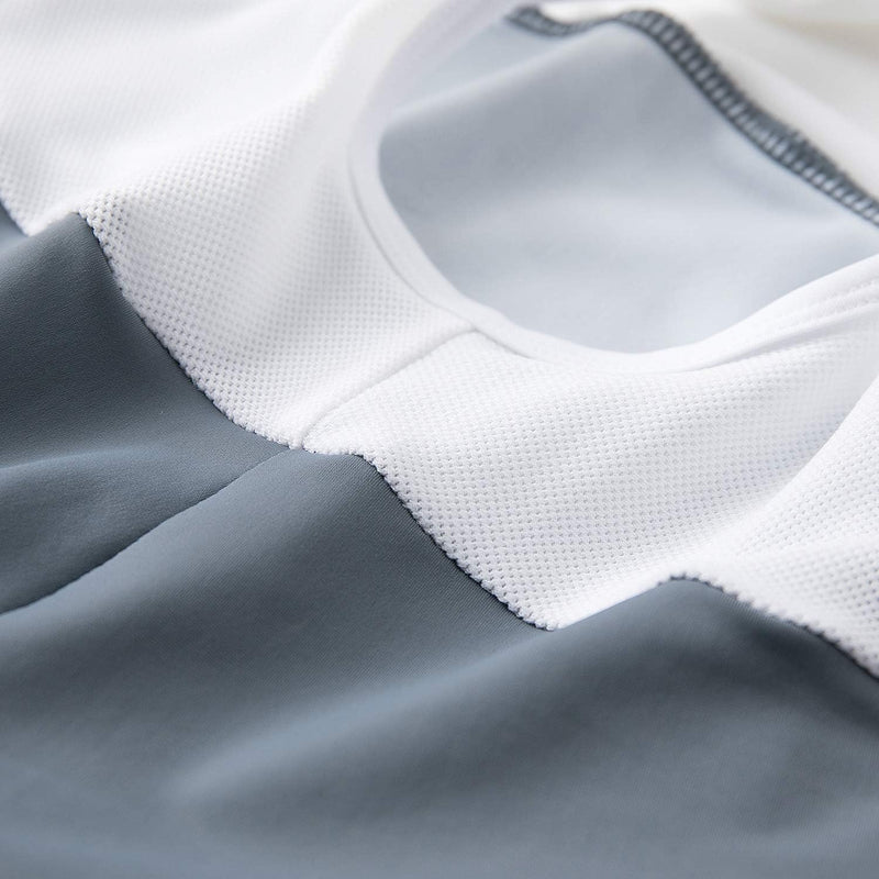 Santic Trägerhose Fahrrad Herren Fahrradhose Kurz mit Sitzpolster Radhose Herren Kurz Gepolstert S G