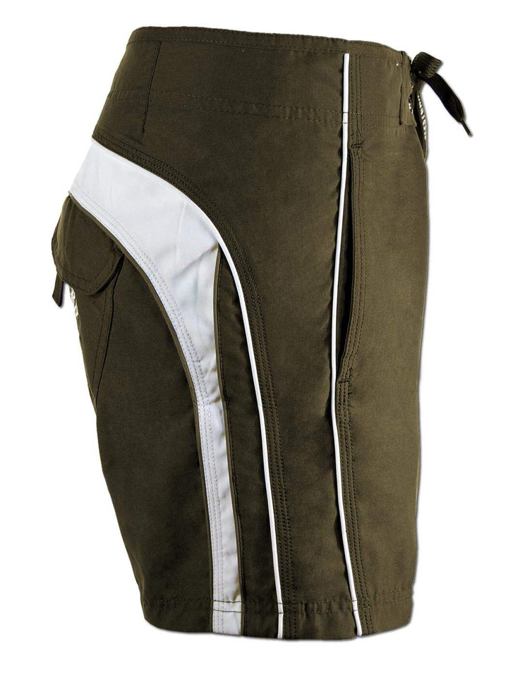 SEESTERN Herren Boardshorts kurzeVersion m.Taschen Surfshorts Bade Shorts XS-3XL /1644 XS Grün, XS G