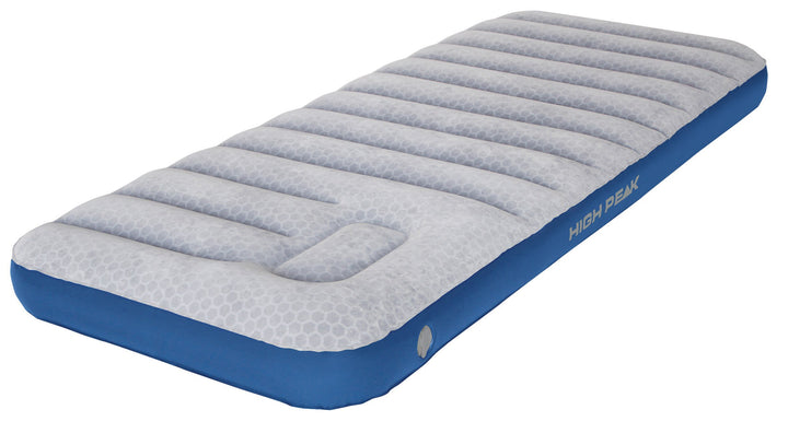 High Peak 40043 Unisex Cross Beam Single extra long Luftbett, mit integrierte Fusspumpe und Anti-Rut