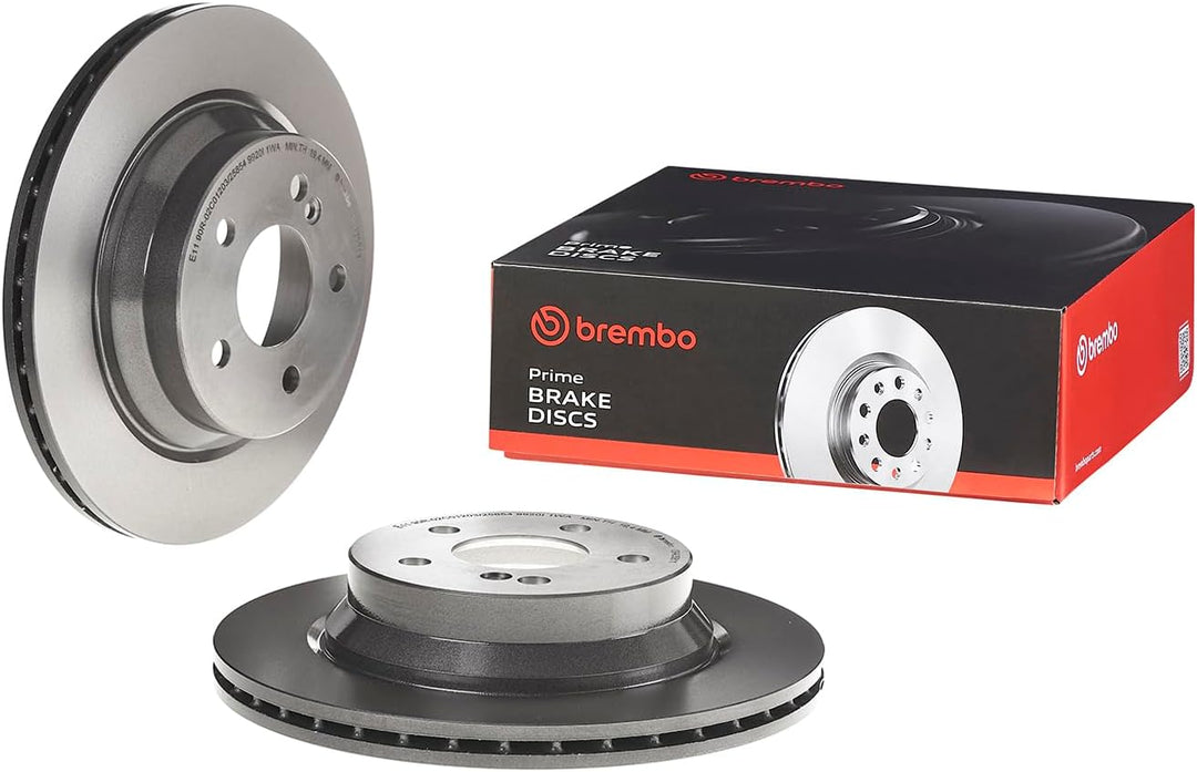 Brembo 09.A358.11 Hintere Bremsscheibe mit UV Lackierung, Anzahl 2