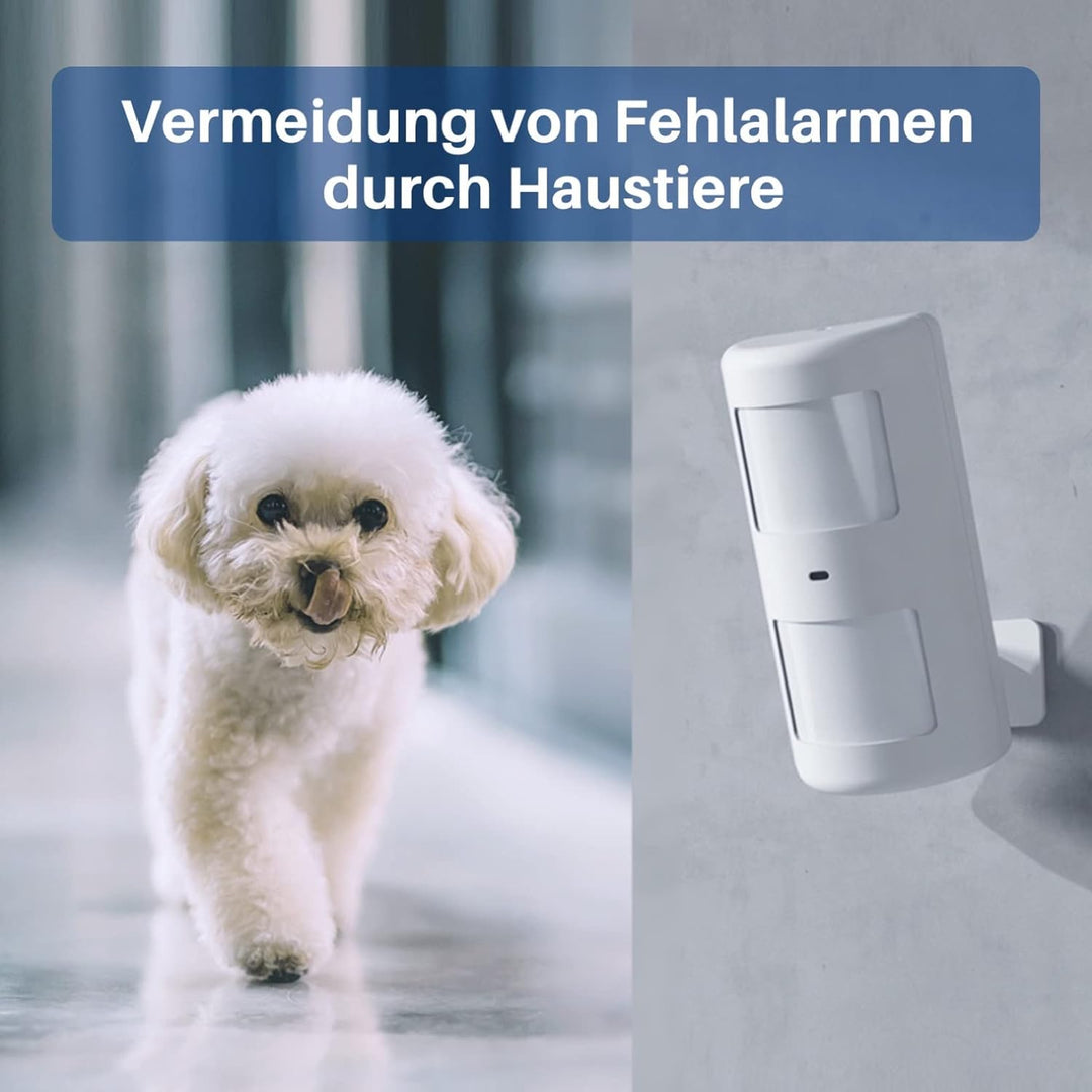 Chuango LTE-400 - WiFi + 4G Alarm System, kabelloses Haussicherheitssystem mit Basisstation, 93 db,