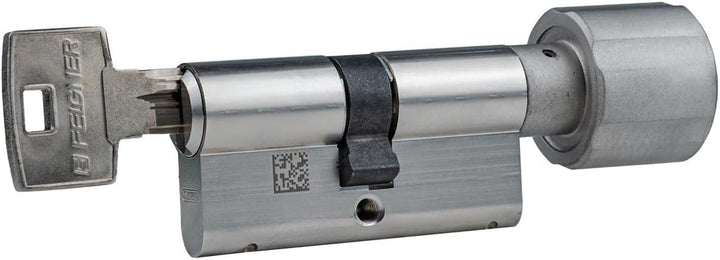 ABUS Bravus 2000 Knaufzylinder 30/30K | Zylinder mit Knauf Profilzylinder Schliess-Zylinder mit Kopi