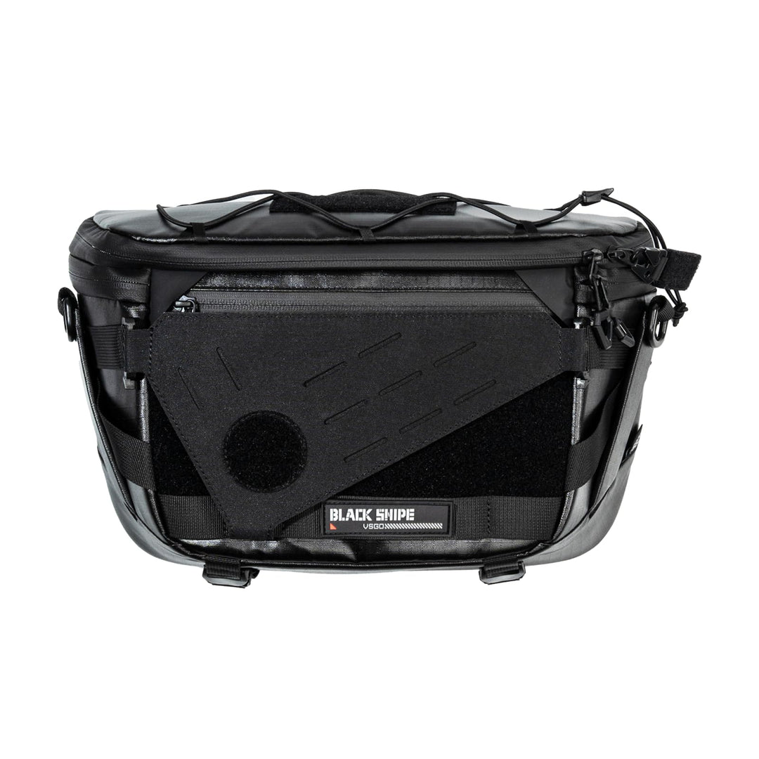 VSGO Black Snipe Pro 7-9L Erweiterbare Kameratasche – Wasserabweisender Techwear-Stoff, Anti-Drehung