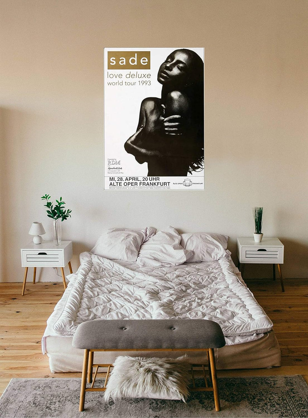 Sade - Love Deluxe, Frankfurt 1993 » Konzertplakat/Premium Poster | Live Konzert Veranstaltung | DIN