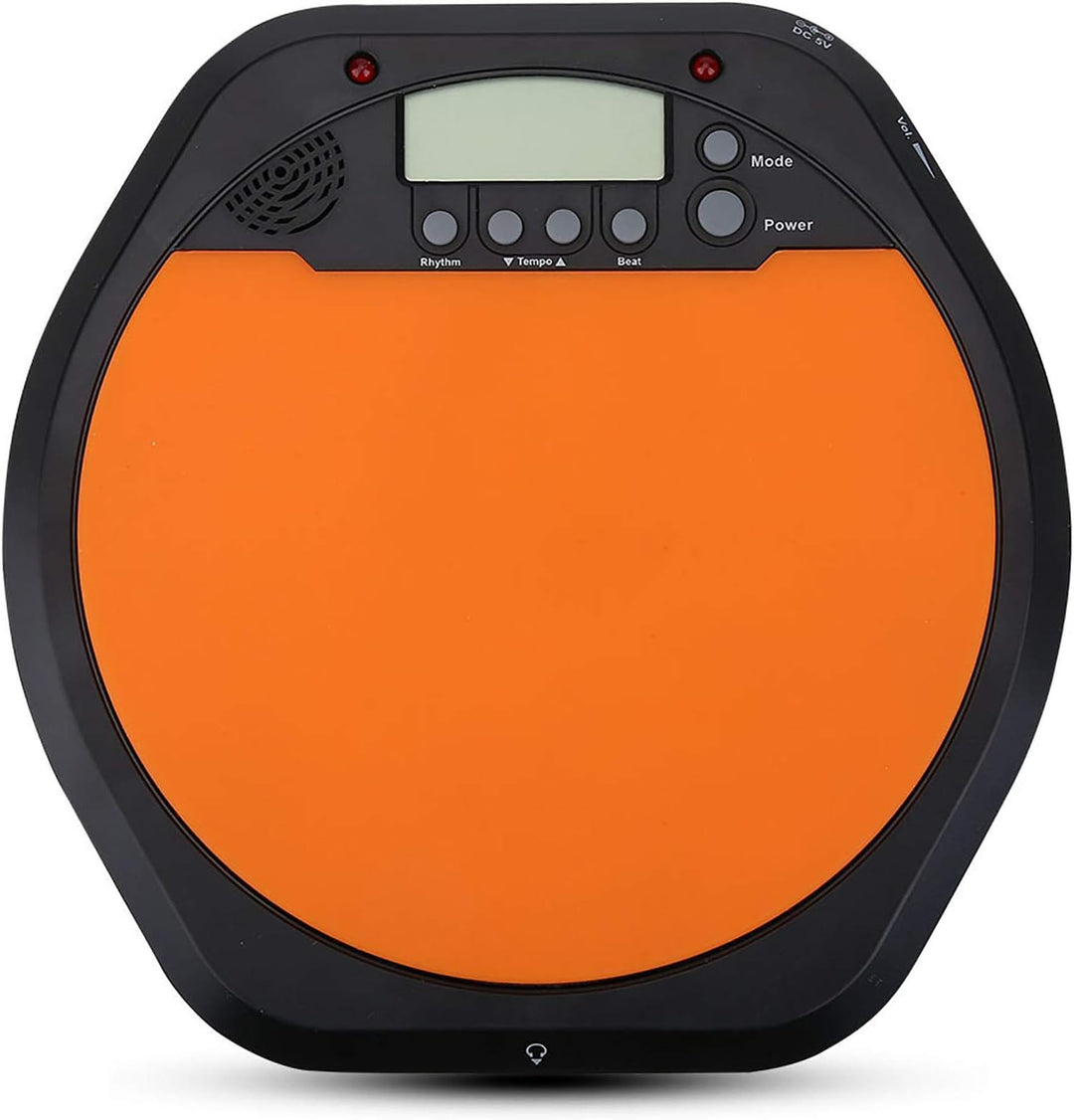 Digital Electronic Drummer Training Übungs-Drum-Pad-Metronom mit Kopfhörer-Musikinstrumentenzubehör