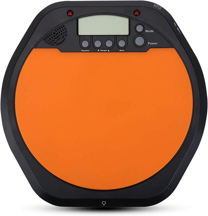 Digital Electronic Drummer Training Übungs-Drum-Pad-Metronom mit Kopfhörer-Musikinstrumentenzubehör
