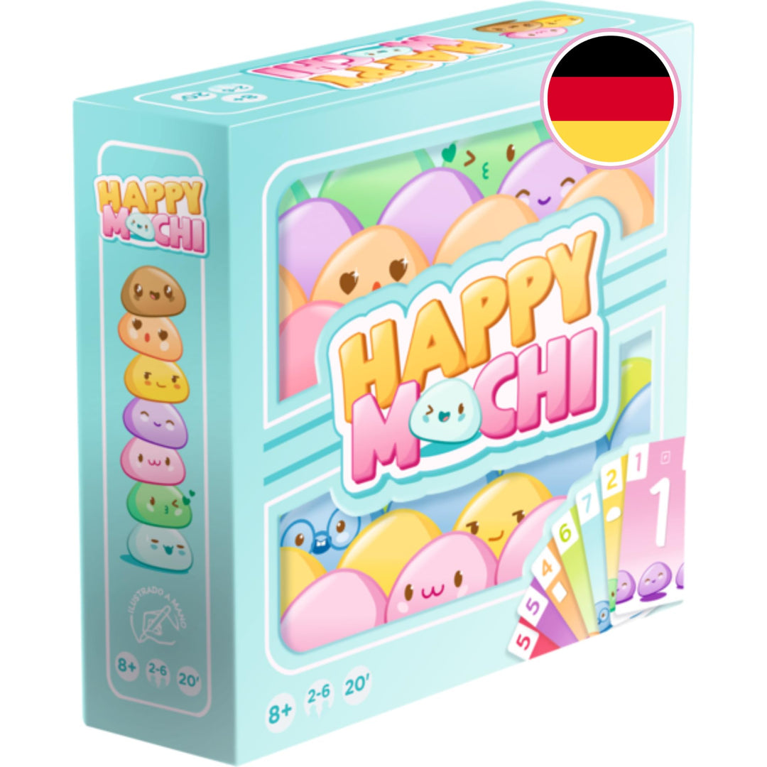 Zygomatic, Happy Mochi, Deutsch, Familienspiel, Kartenspiel, 2-6 Spieler, ab 8+ Jahren, 20 Minuten
