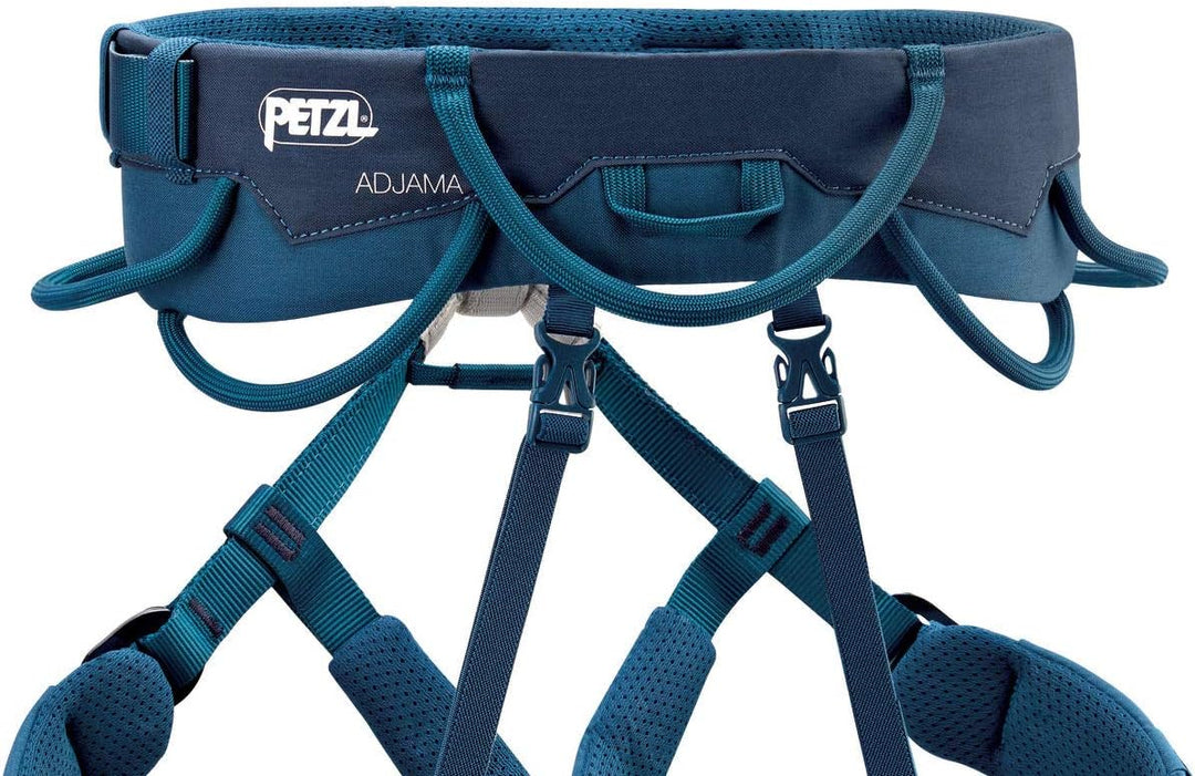 PETZL Unisex Adjama Klettergurt (1er Pack) XL Blau, XL Blau