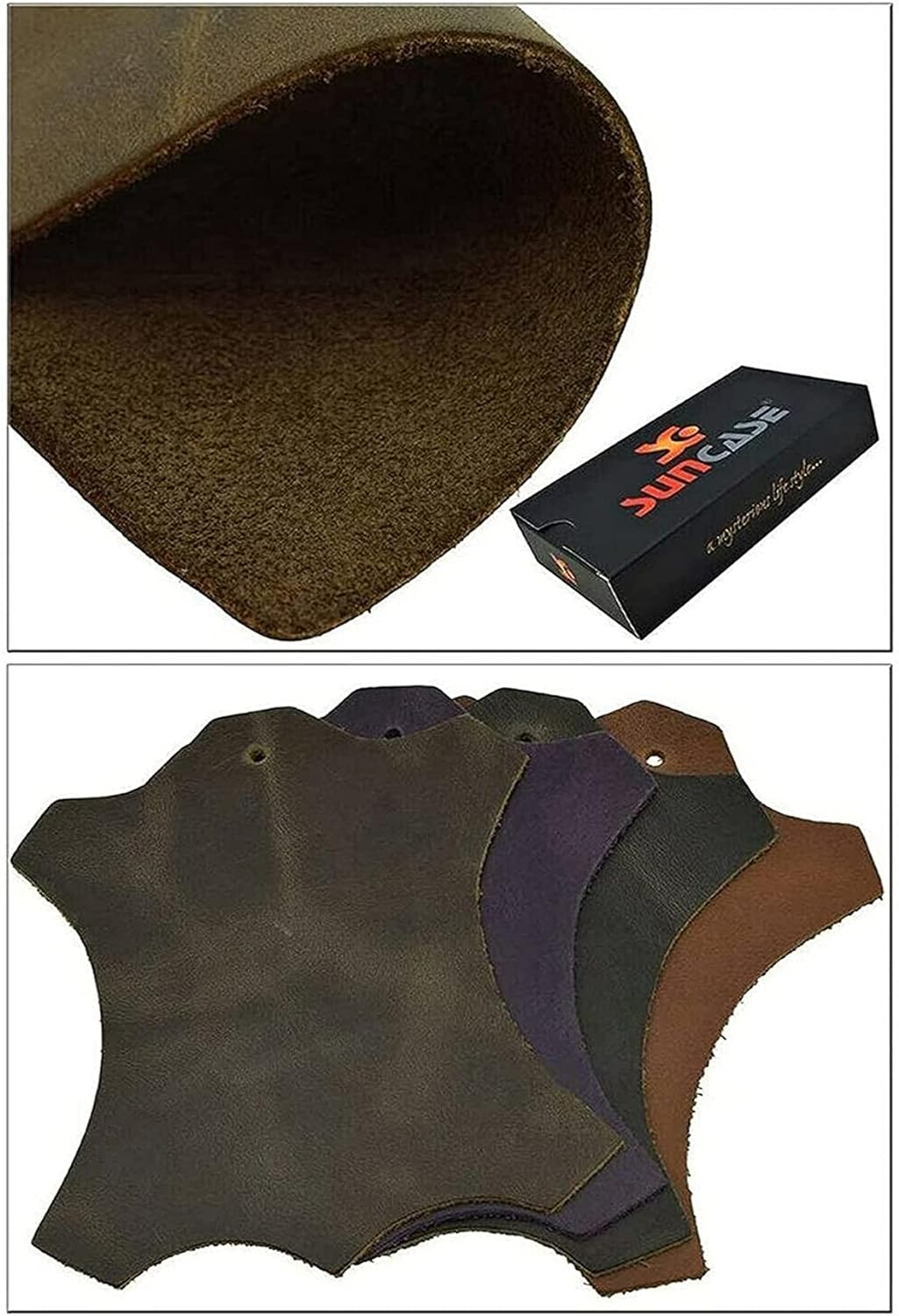 Suncase Book-Style Hülle kompatibel mit iPhone 12 (6.1") Leder Tasche (Slim-Fit) Lederhülle Handytas