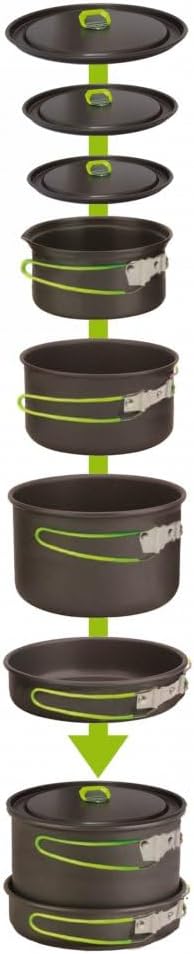Pinguin Camping Geschirr Set Rover L 7 teilig