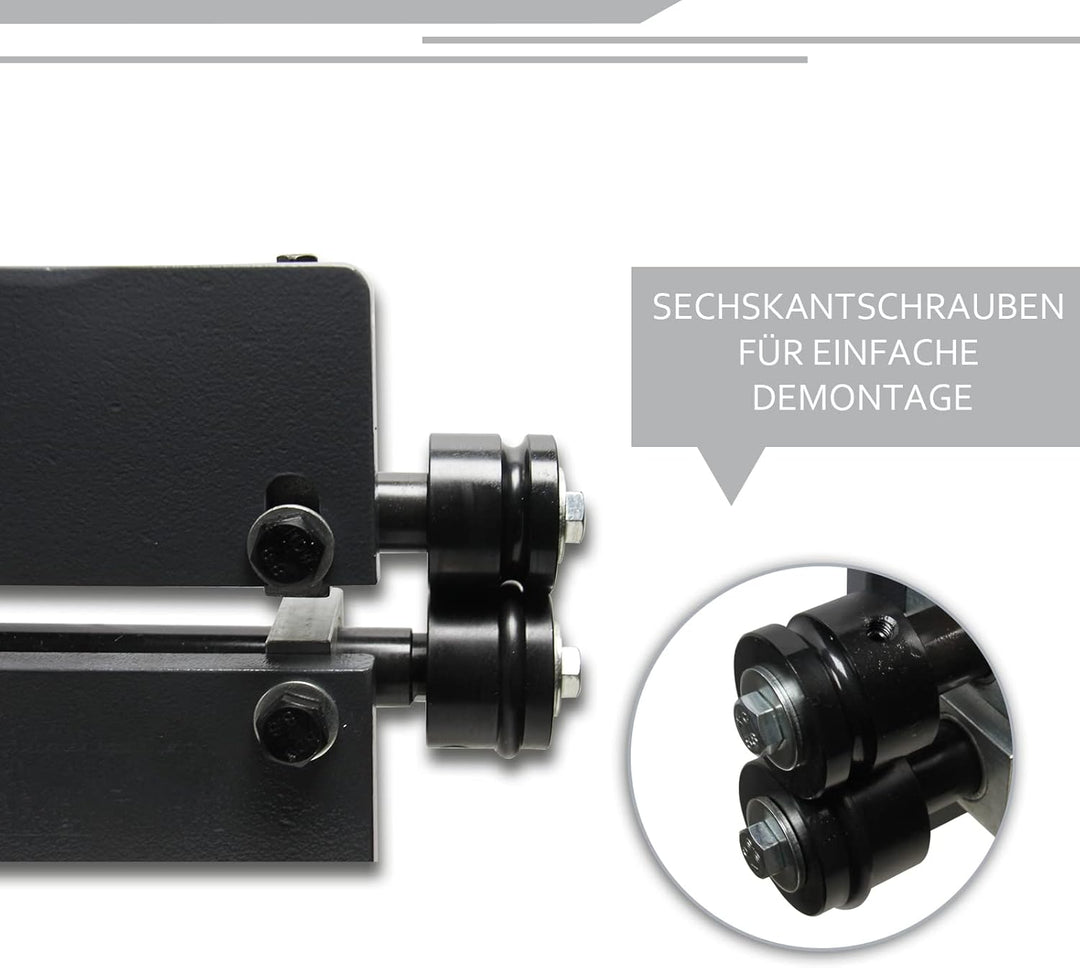 BOKA Bördelgerät Sickenmaschine Bördelmaschine für 1,2 mm Stahlblech RM-18 Manuelle Rundbiegemaschin