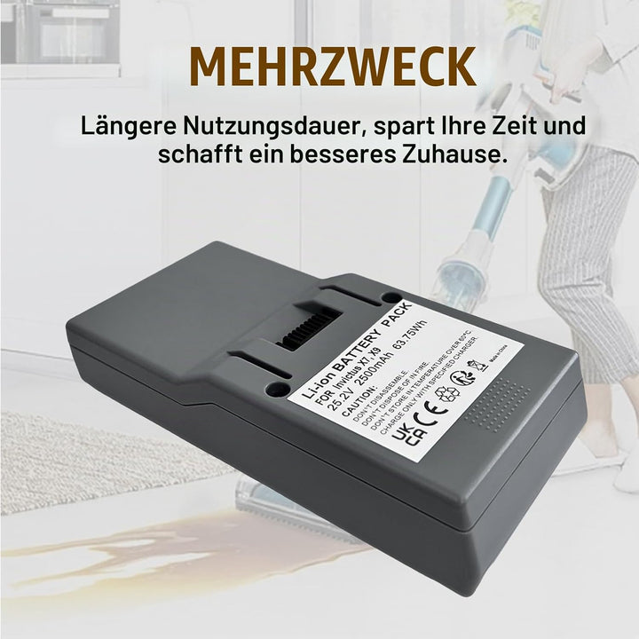 Akku für Genius Invictus X7, X7-01, X9, X9-01, A8, A9 Staubsauger, Für iRobot H1 Staubsauger Akku AB