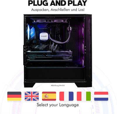 dcl24 High End Gaming PC Intel i9 14900KF, RTX4080 Super 16GB - 1000GB SSD, 32GB DDR5, RGB Gaming PC