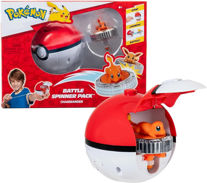 Pokémon PKW4401 - Battle Spinner - Glumanda, offizielles Spielset, Glumanda