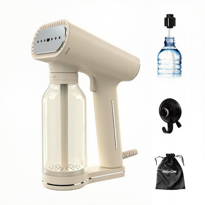 STEAMONE – Dampfglätter 2000W, 30g/min – Handbügeleisen – Fassungsvermögen 400ml – Entfernt 99,99% d