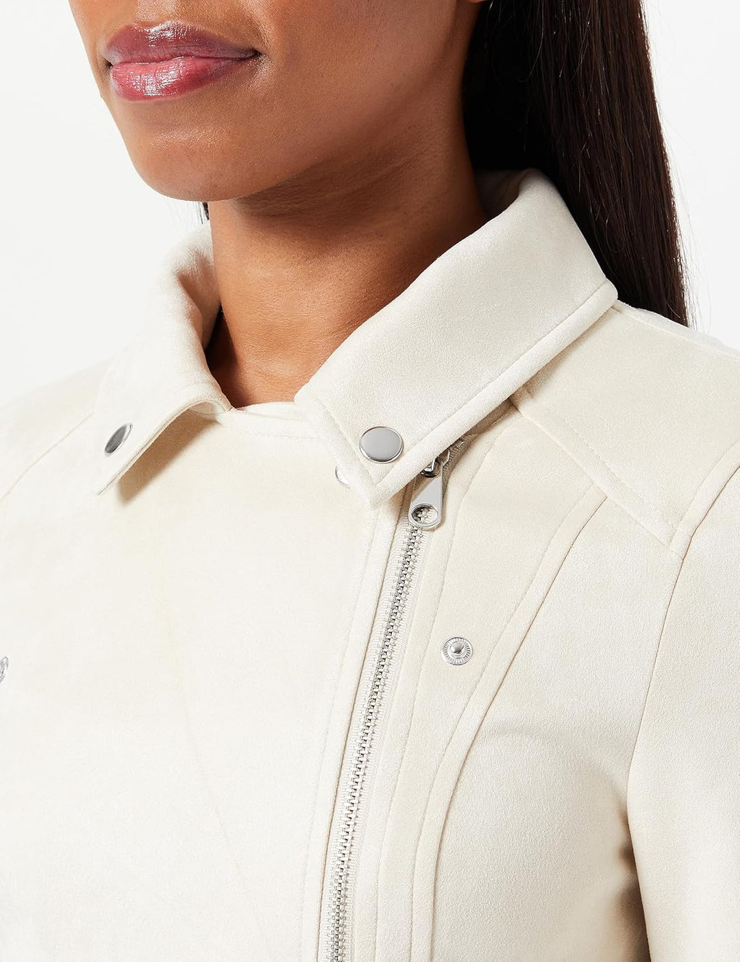 VERO MODA Damen Jacke, L Oatmeal
