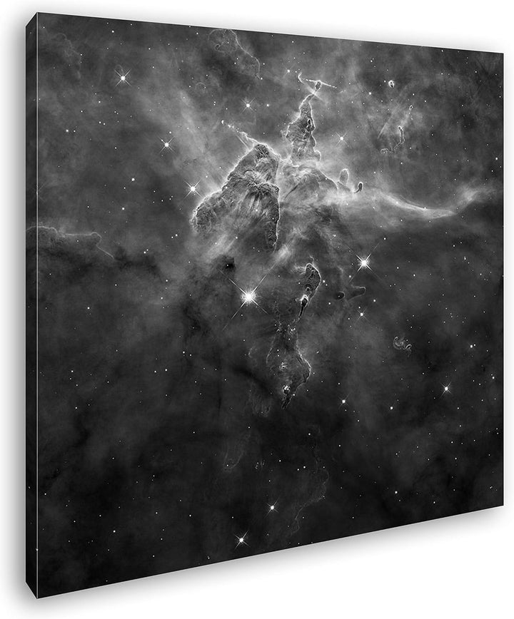deyoli gigantischer Sternennebel Format: 60x60 Effekt: Schwarz&Weiss als Leinwandbild, Motiv fertig