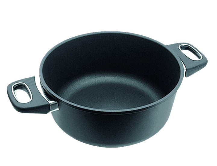 Original Gundel GUSS-BRATEN-TOPF INDUKTION, Ø 26 cm, Höhe 10,5 cm, BIOTAN-Oberfläche, backofenfeste