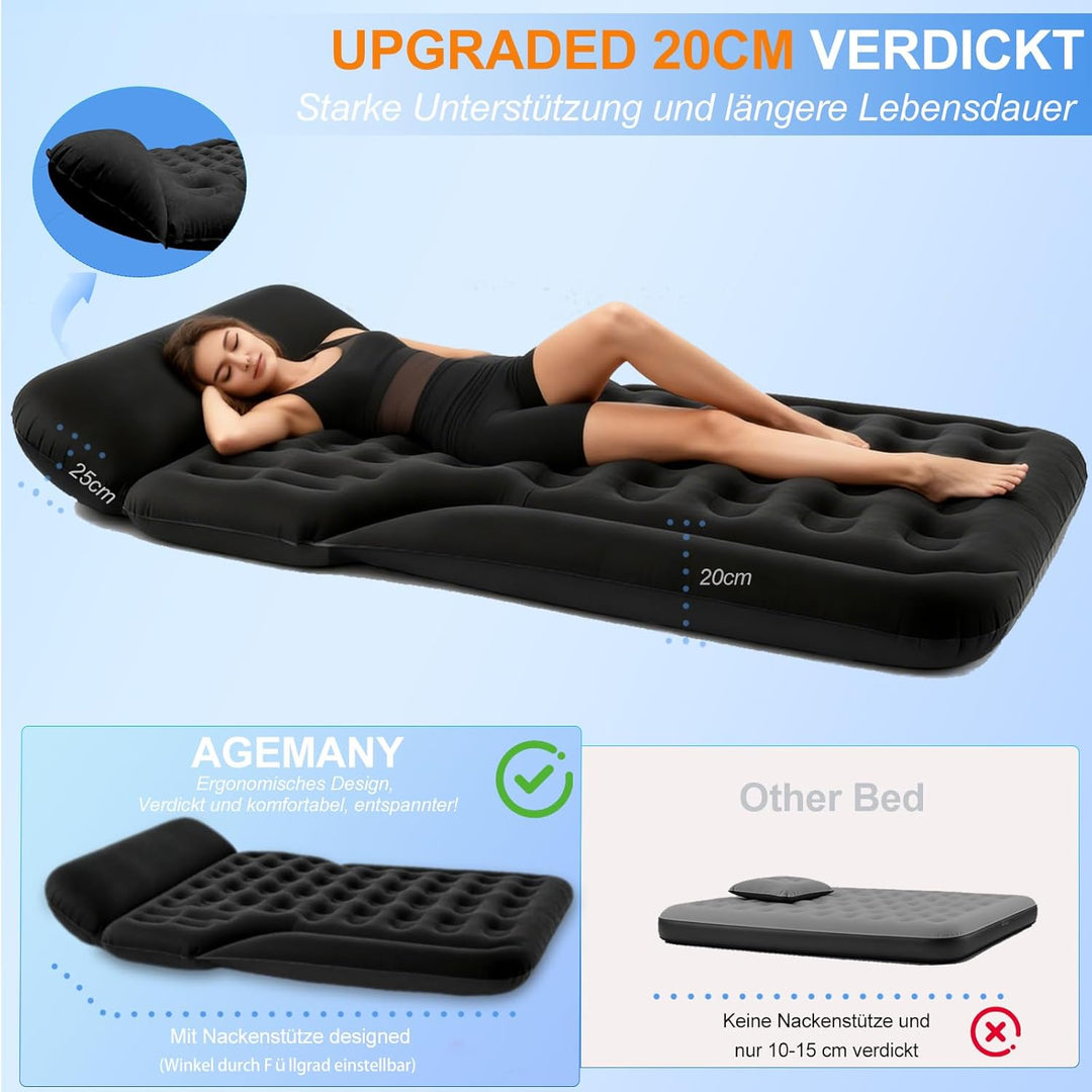 Auto Matratze - Luftmatratze Camping Bed Auto Aufblasbare Matratze für SUV MPV Minivan Kofferraum, 1