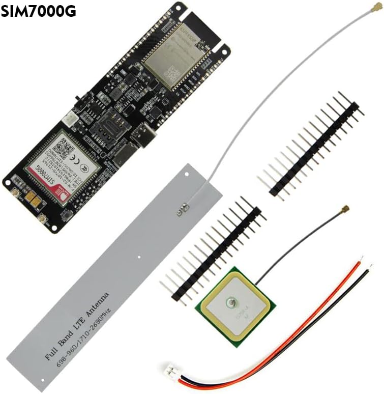 LILYGO T-SIM7000G Solar Ladegerät ESP32-WROVER-B Chip 2G(GSM) NB SIM GPS Antenne CH9102F 16MB TTGO E
