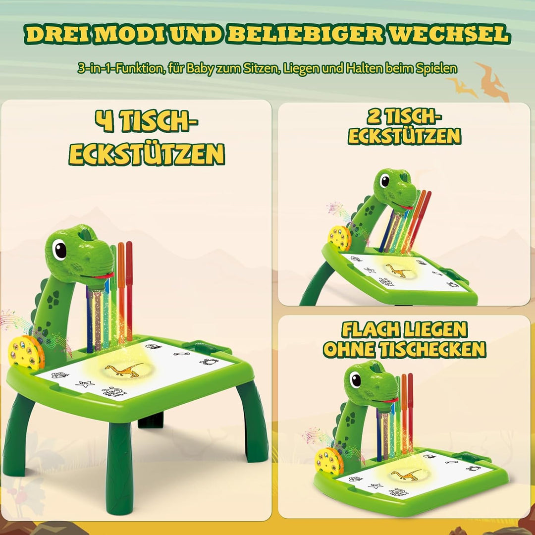 BuzzoXerex Zeichenprojektor für Kinder, Projektion Zeichentafel Kind 48 Stück Malprojektor Kinder Se