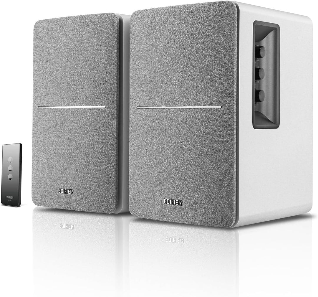 Aktivboxen Edifier Studio R1280T 2.0 weiss/silber Weiss Ohne Bluetooth und Digitaleingänge Single