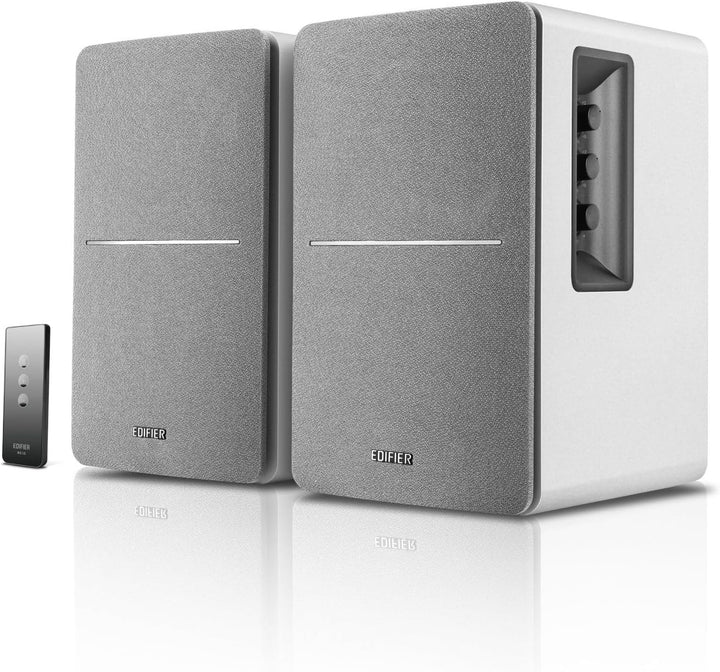 Aktivboxen Edifier Studio R1280T 2.0 weiss/silber Weiss Ohne Bluetooth und Digitaleingänge Single