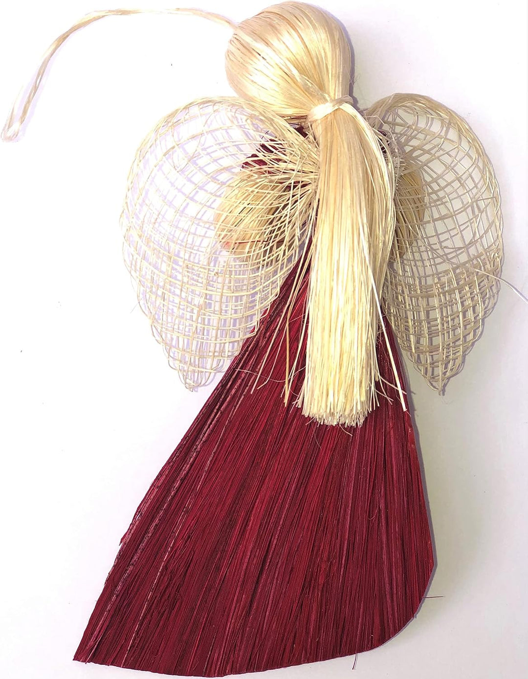 Rote Engel (10er Pack) zum aufhängen, Höhe 15 cm