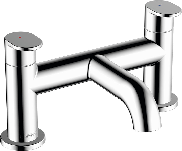hansgrohe Wannenarmatur Vernis Blend, für 1 Funktion, Chrom Aufputz-Installation Wanne Chrom, Aufput