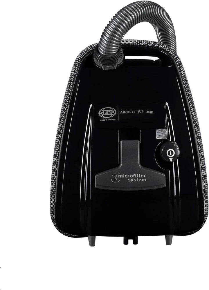 Sebo Airbelt K1 One Bodenstaubsauger, Kunststoff, Schwarz, 42.00 x 30.00 x 24.00 cm Schwarz 42.00 x