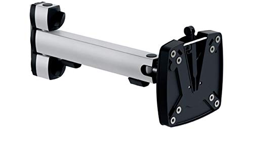 Novus Dahle 962+0119+001 Monitorhalterung, Metall, Silber/antrazit, 32,5 x 12 x 3 cm