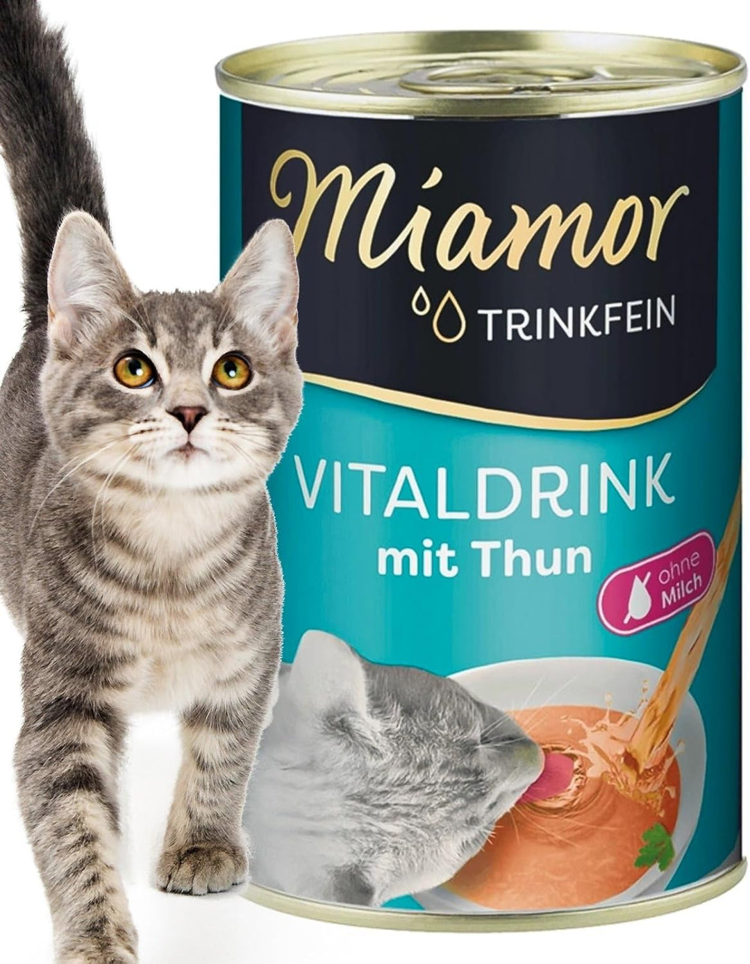 Miamor Trinkfein Vitaldrink mit Thun | 24x 135ml für Katzen Huhn 135 ml (24er Pack), Huhn 135 ml (24