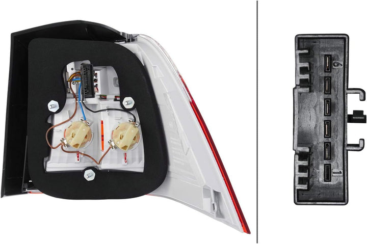 HELLA 2VA 009 426-111 Heckleuchte - LED - äusserer Teil - links - für u.a. BMW 5 Touring (E61) Links