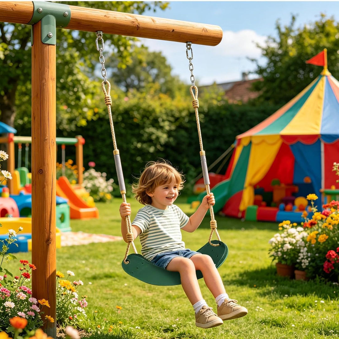 Gartenschaukel Leichtgewichtig Weicher Sitz Unterhaltsam Kippsicher | Draussen Kinderschaukel Für Au
