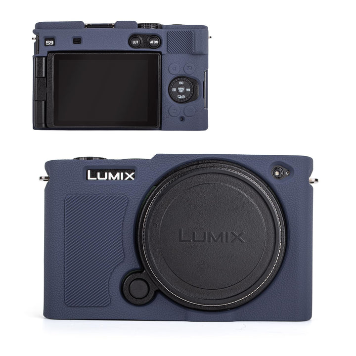 MUZIRI KINOKOO Weiche Silikon Tasche Kompatibel für Panasonic Lumix S9 Mirrorless Kamera, Schutzhüll