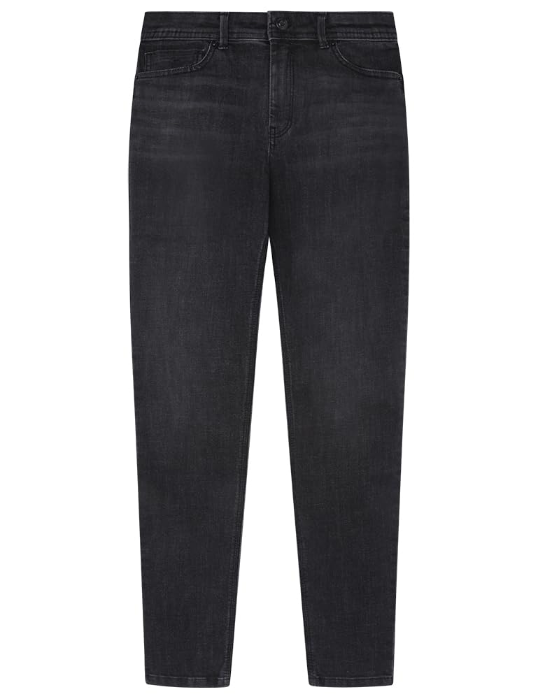 Springfield Damen Jeans 34 Schwarz, 34 Schwarz