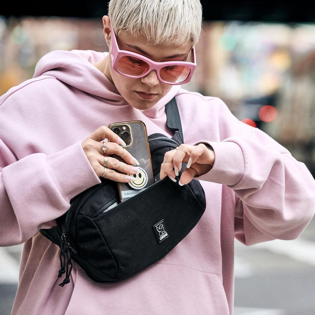 Chrome Industries Hüfttasche mit Reissverschluss, 2,4 Liter, Fog, 3 L 3 L Fog, 3 L Fog