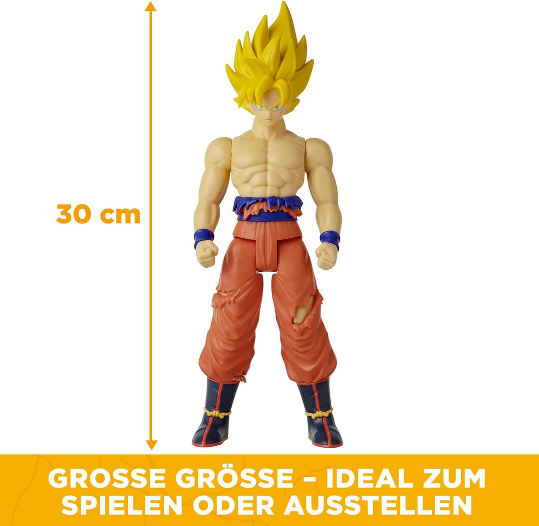 BANDAI Dragon Ball – Riesenfigur Limit Breaker – Super Saiyan Goku (Battle Damaged Ver.) – 36741 Gok