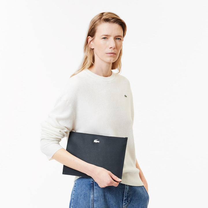 Lacoste Damen Nf2791aa Reisezubehör-Brieftasche Einheitsgrösse Noir Krema, Einheitsgrösse Noir Krema