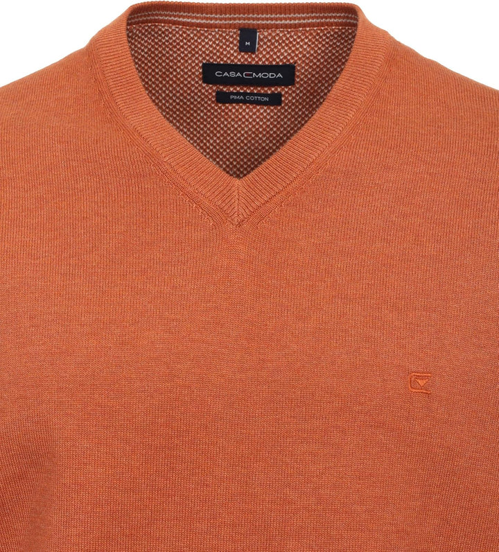 CASAMODA Herren Pullover M Mittelrot, M Mittelrot