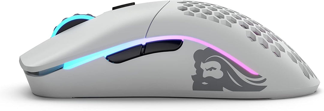 Glorious Gaming Model O Wireless Gaming Mouse – Superleichte 69 g, Wabendesign, RGB-Beleuchtung, bei