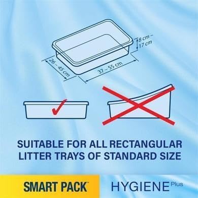 CATSAN Smart Pack – Nichtklumpende Katzenstreu auf saugfähigem Vlies – 3 Packungen mit 6 Packs 24L (