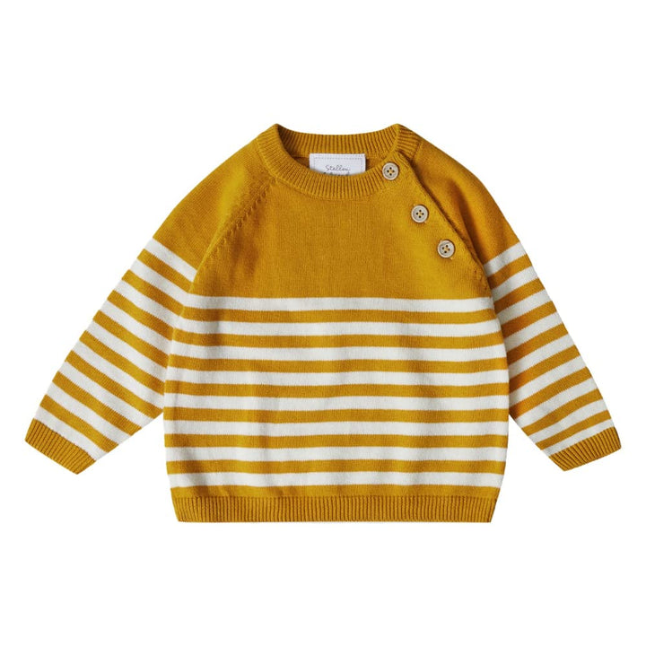 Stellou & friends Strickpullover für Jungen und Mädchen I Hochwertige Baby-Kleidung aus 100% Baumwol
