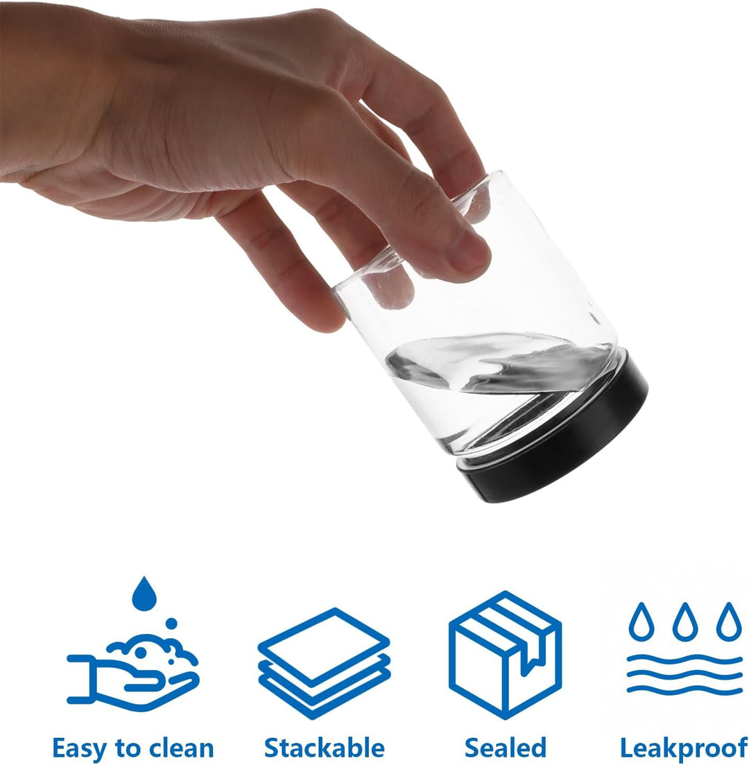 16er Vorratsdosen Set 240ml und 420ml Luftdicht Plastikdosen mit Deckel BPA-Frei Aufbewahrungsdosen