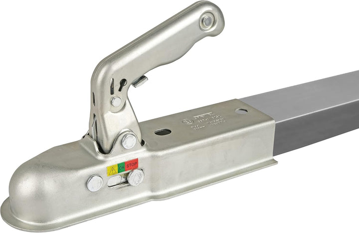 LAS 10643 Kupplungsklaue Anhänger, Eckig, 750 kg, 70 mm Für Zugrohr eckig ø 70 mm, Für Zugrohr eckig